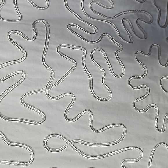 MICHAEL KORS DRESS WITH SWIRL EMBROIDERY . 100% COTTON EMPIRE WAIST IN SIZE 10 - Picture 4 of 4